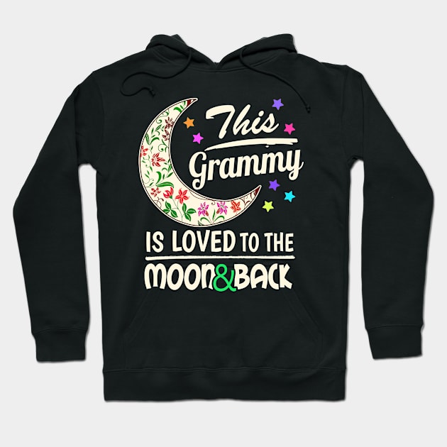 Grammy Gift Print Grandmother Loved Grammy Product Hoodie by Linco